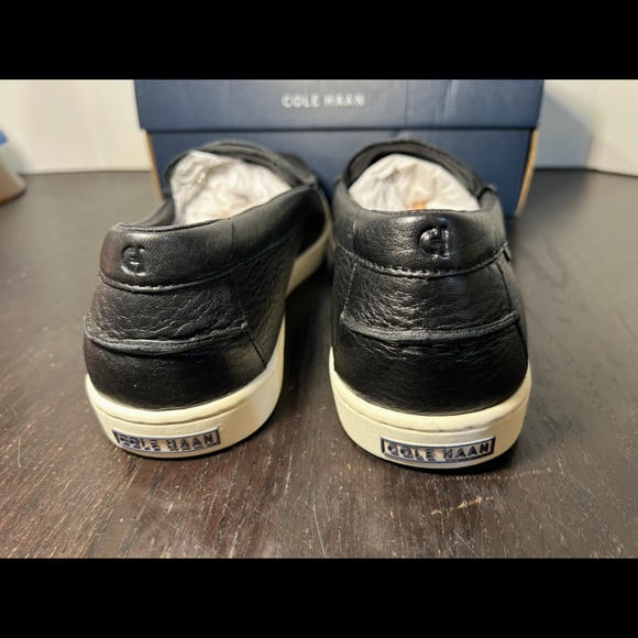 Cole Haan Nantucket Pebbled Leather Penny Loafers Shoes Black Mens Size 13M main image 11